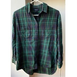 Madewell Flannel Button Down Shirt